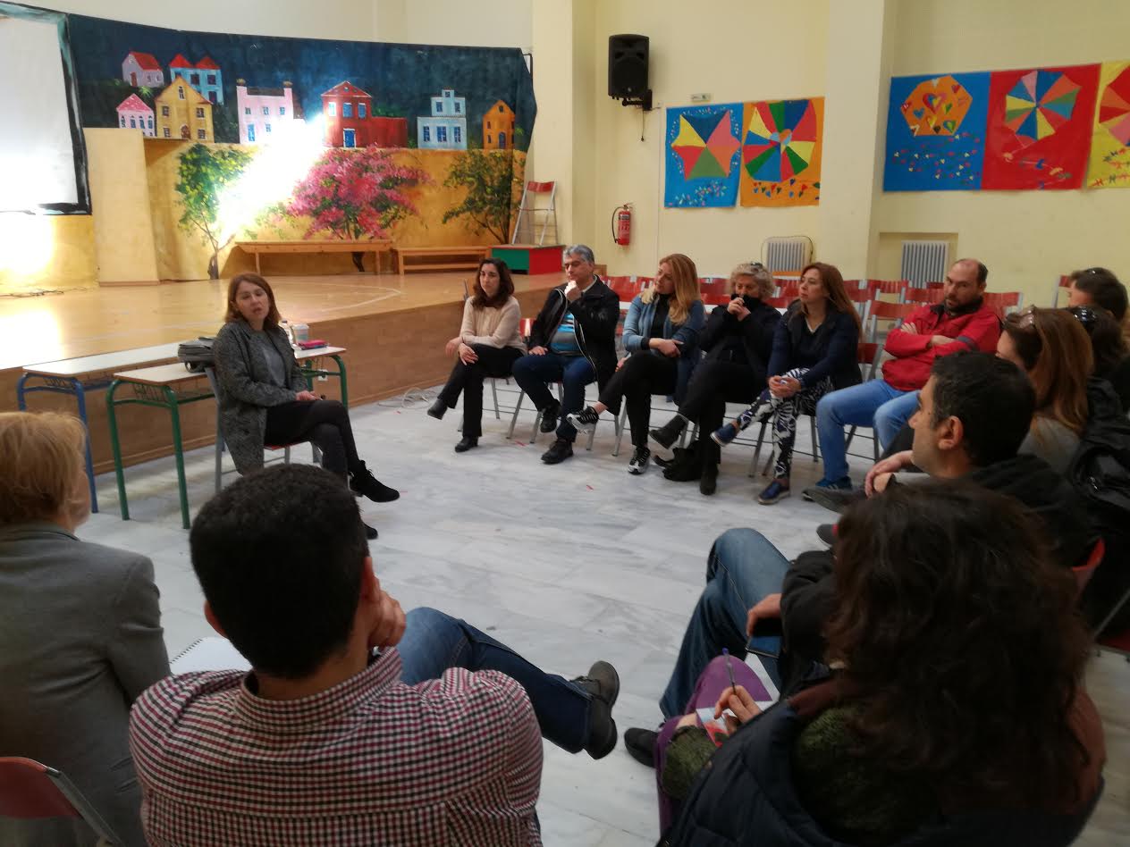 Παρουσίαση στο εκπαιδευτικό προσωπικό του ΕΕΕΕΚ Αγίου Δημητρίου για την αυτοσυνηγορία